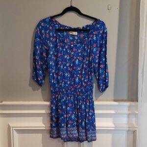 Bright Floral Dress XS